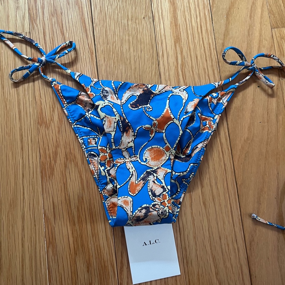 A.L.C. Blue and Orange Bikini Bottom